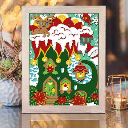 Elf Shoes – 3D Shadow Box SVG File for Cricut & Silhouette