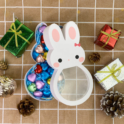 Easter Bunny White – Easter Candy Box File – 3D Box SVG File for Cricut & Silhouette