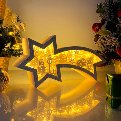 Christmas Village – 3D Box SVG File for Cricut & Silhouette