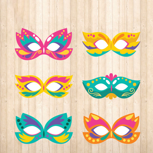 Carnival Masks - Cricut File - VEKTOR KRAFT