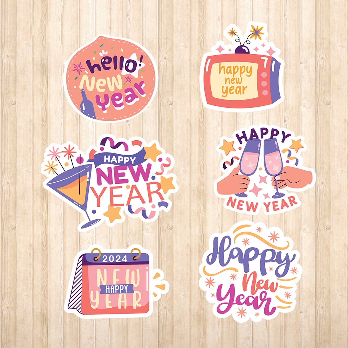 Happy New Year 1 - Cricut File - VEKTOR KRAFT
