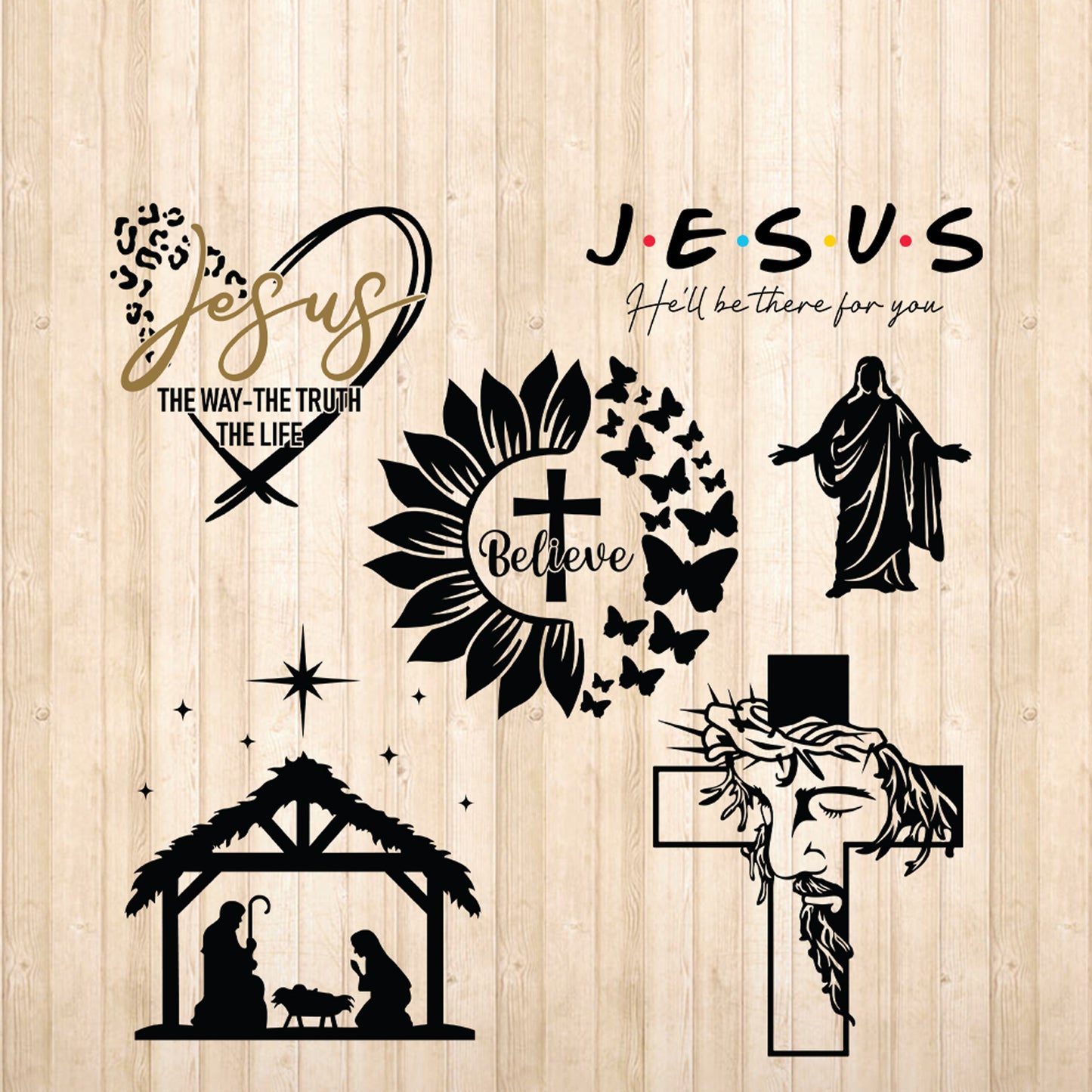 Jesus  - Cricut File - VEKTOR KRAFT