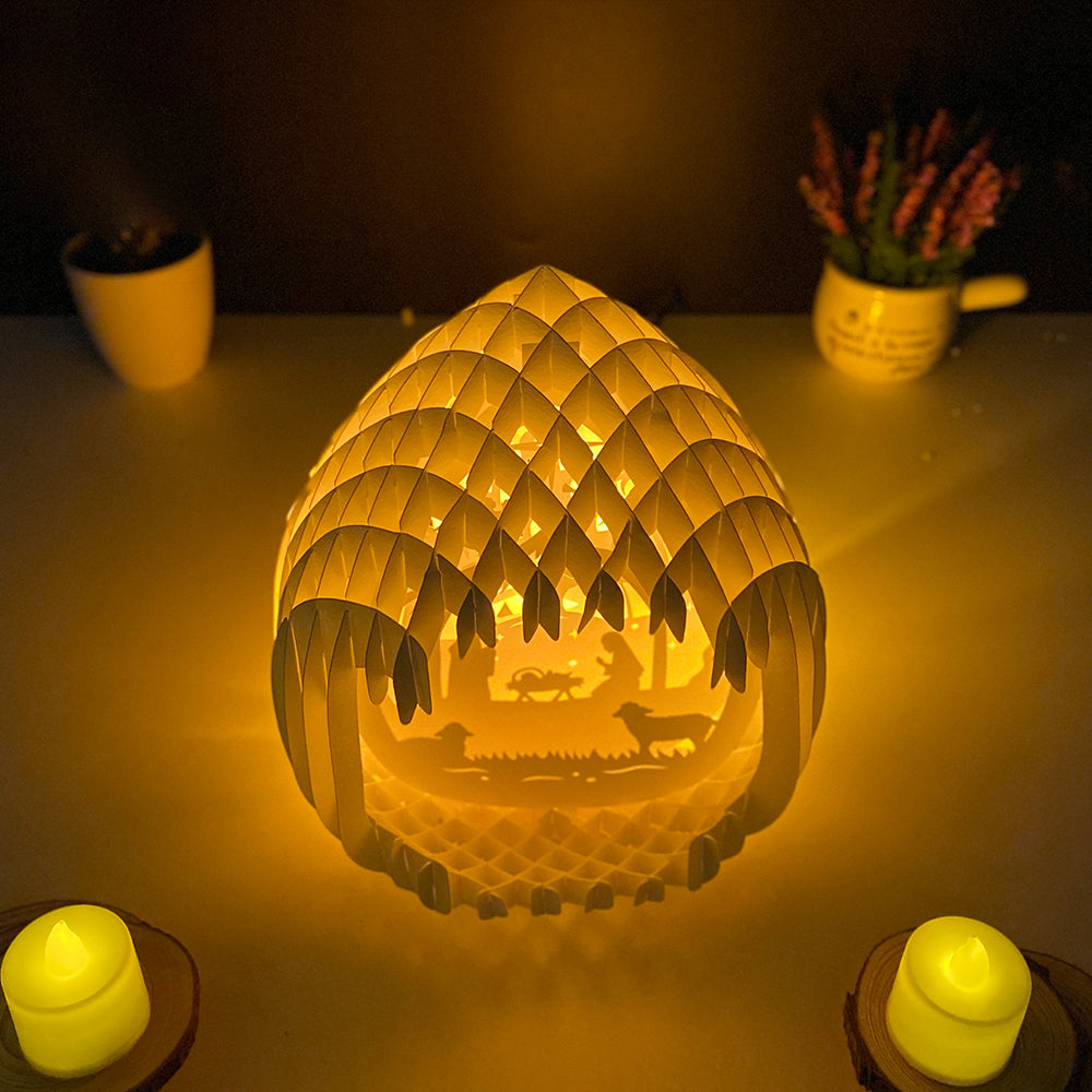 Christmas Nativity – 3D Pop-Up Card SVG File for Cricut & Silhouette