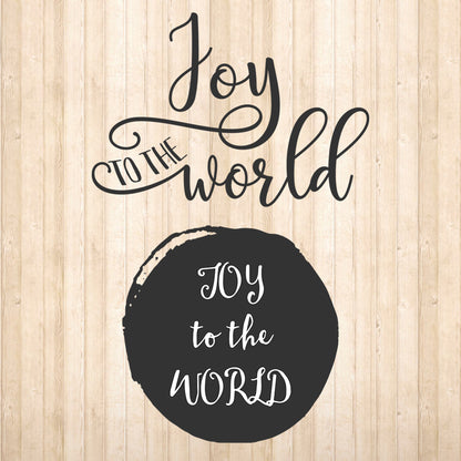Joy to the World - Cricut File - VEKTOR KRAFT