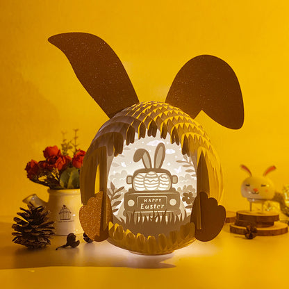 Easter Truck – 3D Pop-Up Card SVG File for Cricut & Silhouette