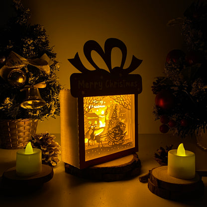 Santa 2 – 3D Box SVG File for Cricut & Silhouette