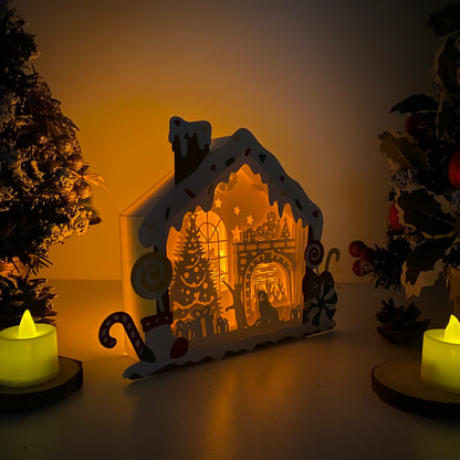 Fireplace – 3D Box SVG File for Cricut & Silhouette