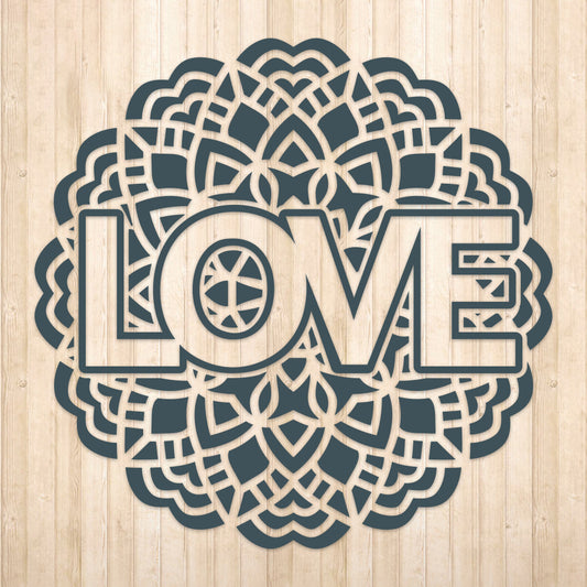 Love Mandala - Cricut File - VEKTOR KRAFT