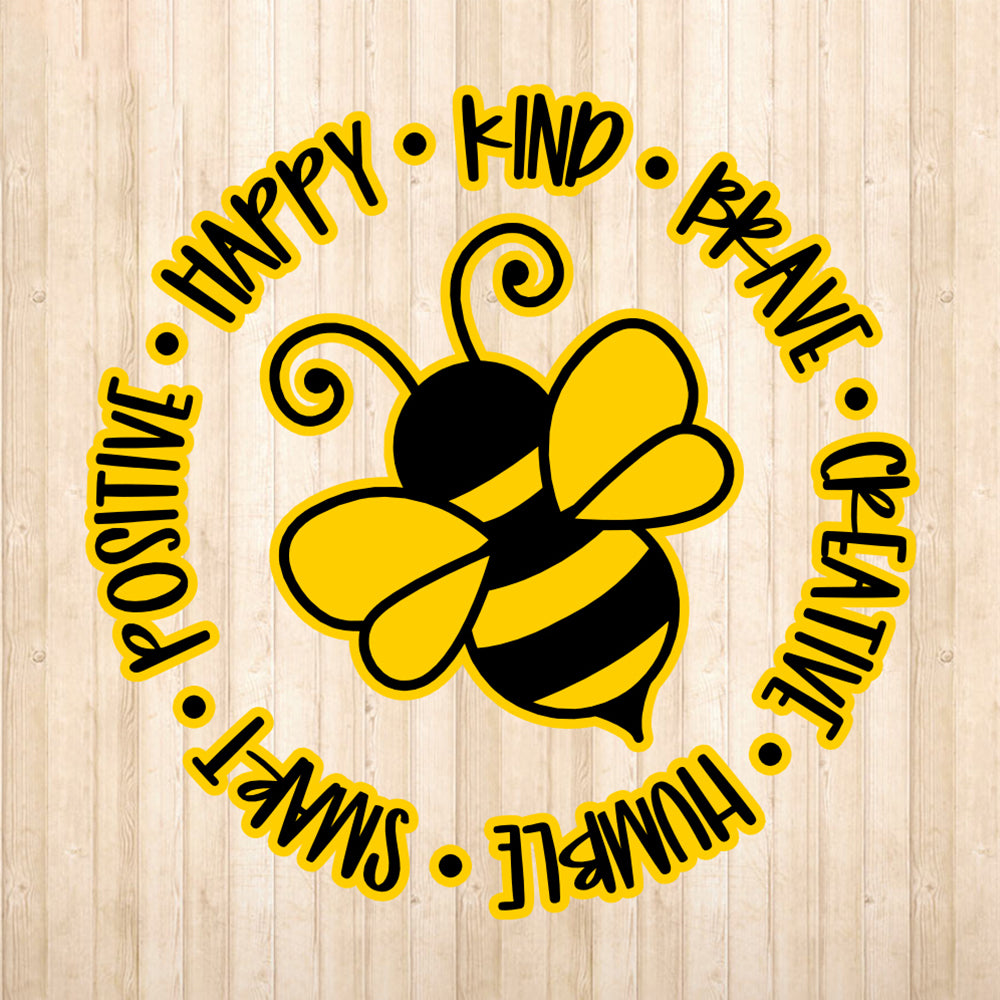 Bee Circle - Cricut File - VEKTOR KRAFT