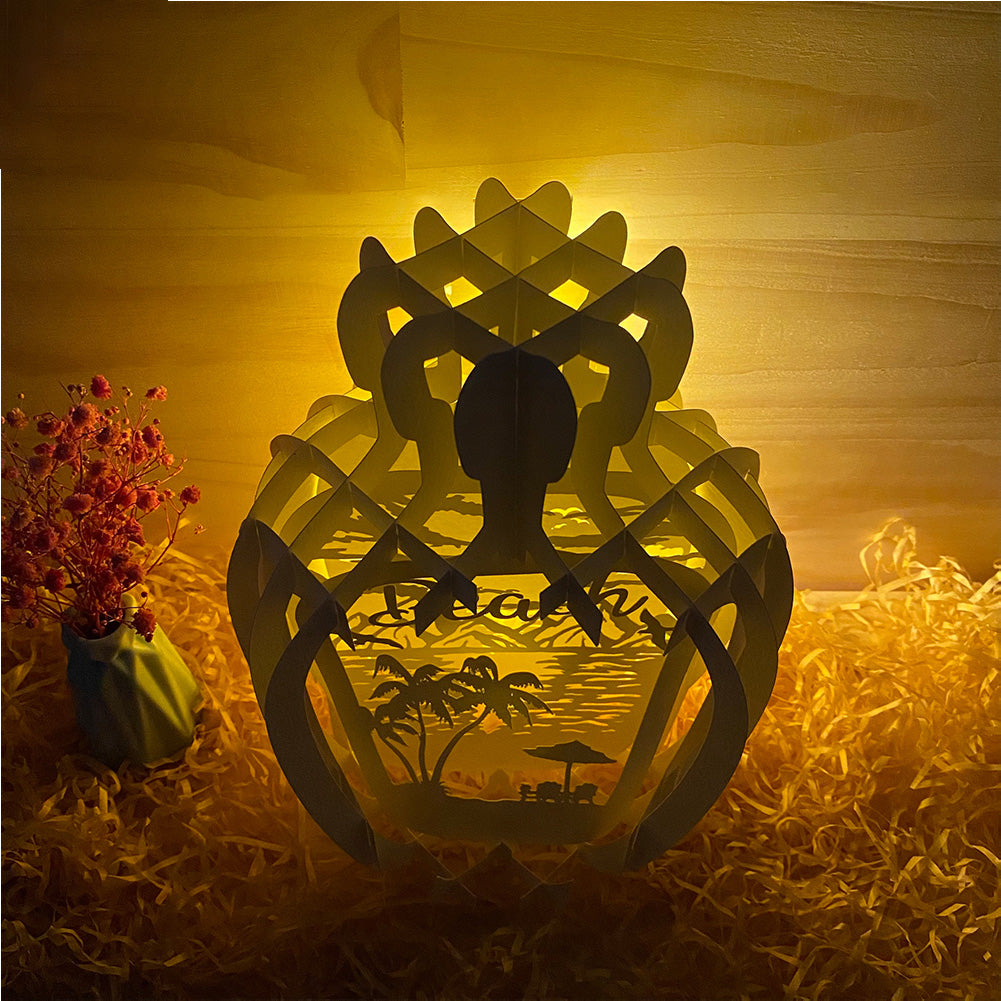 Beach – 3D Pop-Up Card SVG File for Cricut & Silhouette