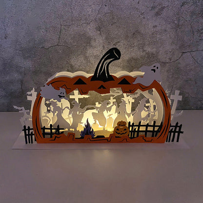 Witches Dancing – 3D Pop-Up Card SVG File for Cricut & Silhouette