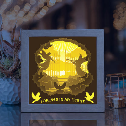 Memorial – 3D Lightbox SVG File for Cricut & Silhouette