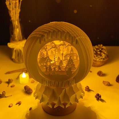 Xmas 1 – 3D Pop-Up Card SVG File for Cricut & Silhouette