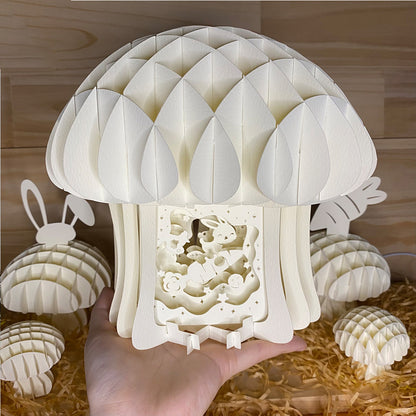 Rabbit – 3D Pop-Up Card SVG File for Cricut & Silhouette