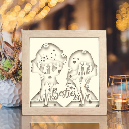 Friendship – 3D Shadow Box SVG File for Cricut & Silhouette