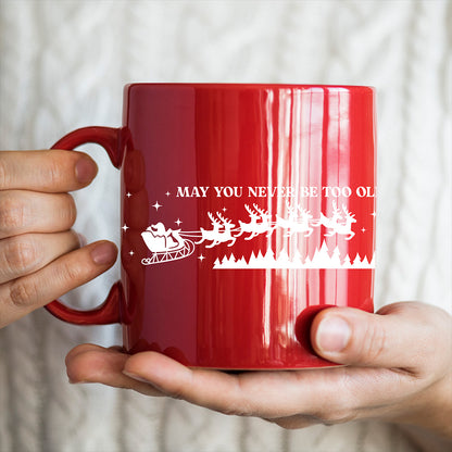 May you never be too old to search the skies on Christmas Eve - Christmas Cricut File - VEKTOR KRAFT