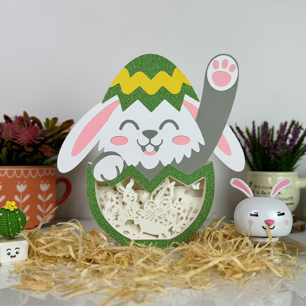 Bunny Easter – 3D Easter Egg Box File - Cricut File - VEKTOR KRAFT