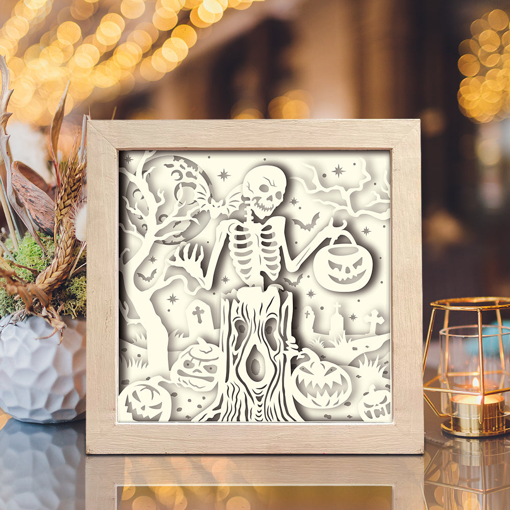 Halloween 29 – 3D Shadow Box SVG File for Cricut & Silhouette