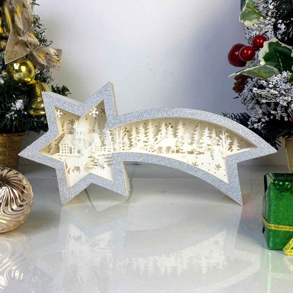 Christmas Deer 3 – 3D Box SVG File for Cricut & Silhouette