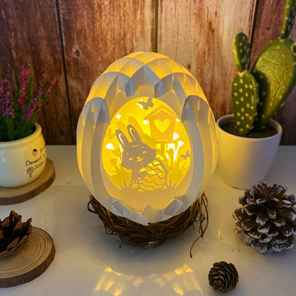 Happy Easter 2 – 3D Pop-Up Card SVG File for Cricut & Silhouette