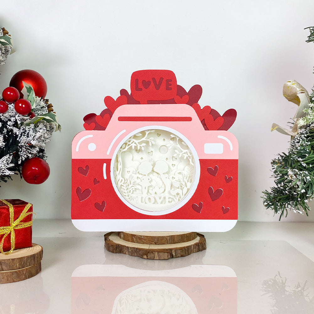 Couple Love – 3D Camera Box - Cricut File - VEKTOR KRAFT