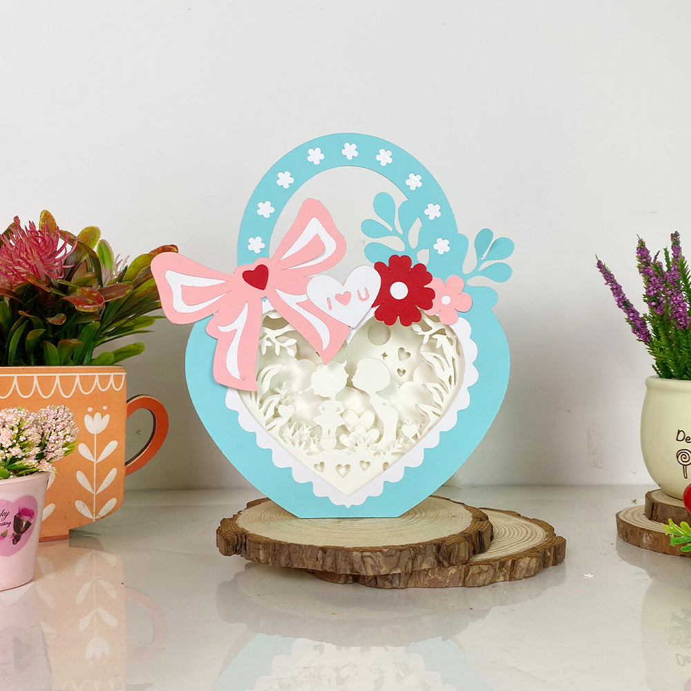 Valentine Couple – 3D Bag Love Box File - Cricut File - VEKTOR KRAFT