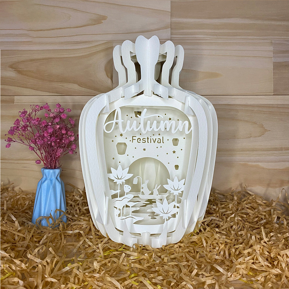 Autumn Festival – 3D Pop-Up Card SVG File for Cricut & Silhouette