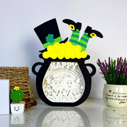 St.Patrick's Day 2 – 3D Lucky Pot Box File - Cricut File - VEKTOR KRAFT