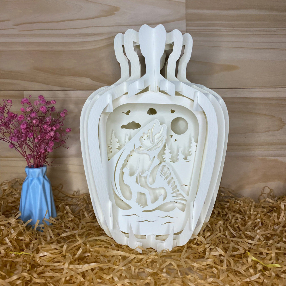 Fishing – 3D Pop-Up Card SVG File for Cricut & Silhouette