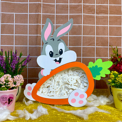 Bunny Easter  – 3D Carrot Box 3 File - Cricut File - VEKTOR KRAFT