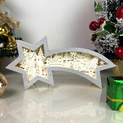 Christmas Village – 3D Box SVG File for Cricut & Silhouette