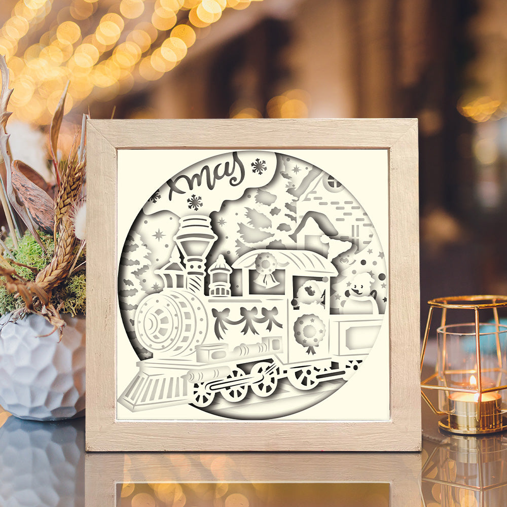 Xmas 25 – 3D Shadow Box SVG File for Cricut & Silhouette