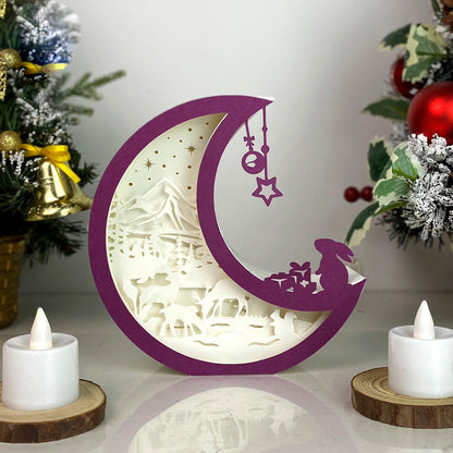 Christmas Deer – 3D Box SVG File for Cricut & Silhouette