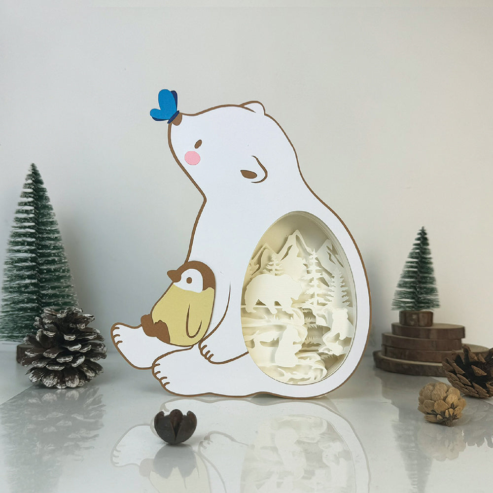 Bear – 3D Box SVG File for Cricut & Silhouette