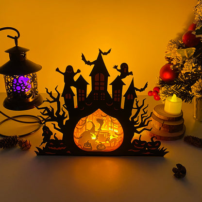 Witch – 3D Box SVG File for Cricut & Silhouette
