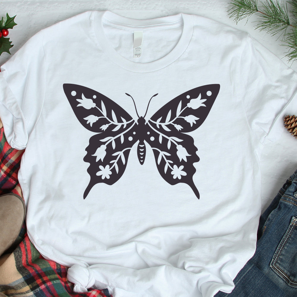 Butterfly Silhouette – 3D Lightbox SVG File for Cricut & Silhouette