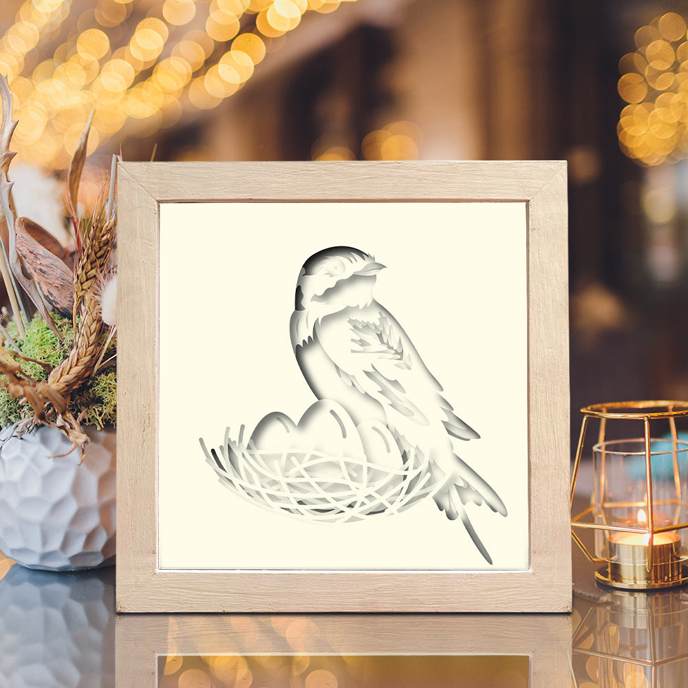 Bird 4 – 3D Shadow Box SVG File for Cricut & Silhouette