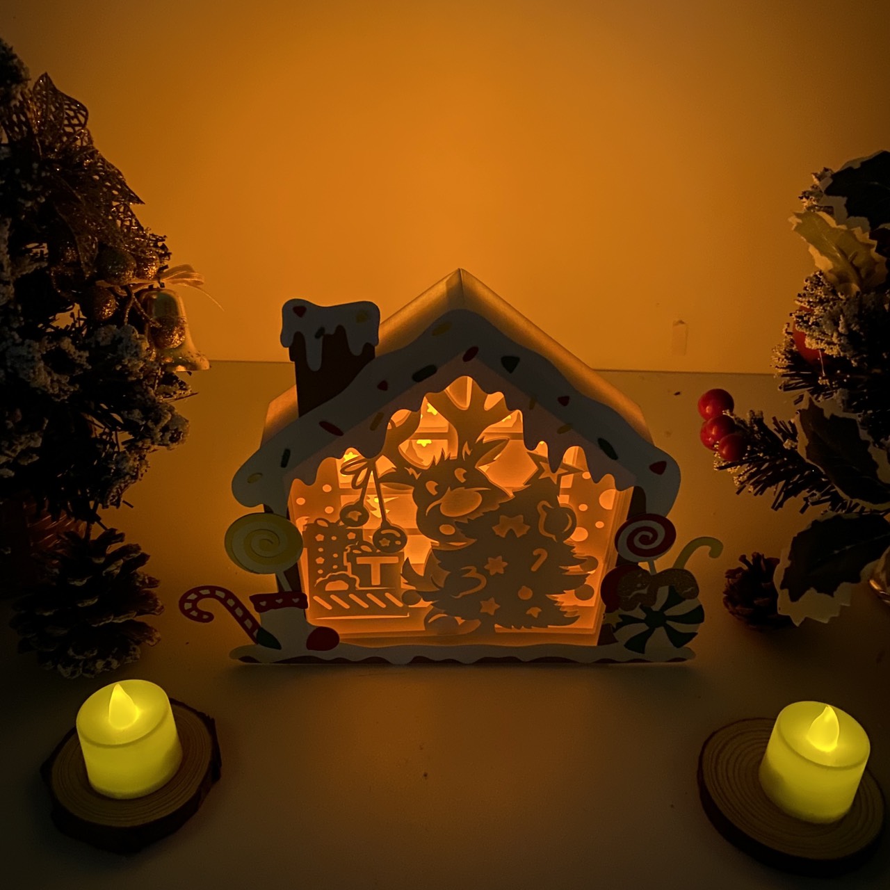 Reindeer – 3D Box SVG File for Cricut & Silhouette