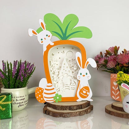 Gnome Easter – 3D Carrot box 2 File - Cricut File - VEKTOR KRAFT
