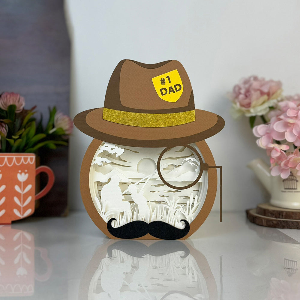 Fishing – 3D Box SVG File for Cricut & Silhouette