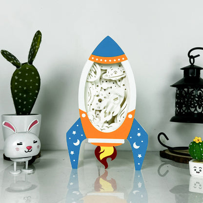 Rocket – 3D Rocket Box File - Cricut File - VEKTOR KRAFT