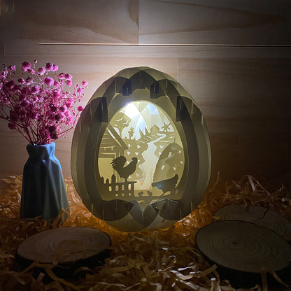 Chicken – 3D Pop-Up Card SVG File for Cricut & Silhouette