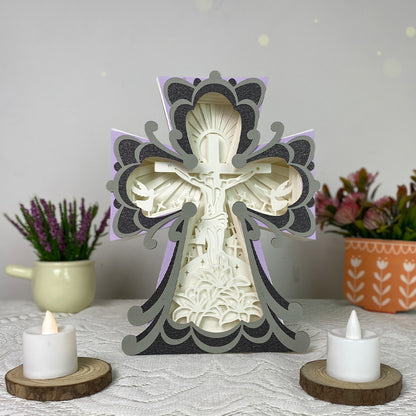 Jesus – 3D Box SVG File for Cricut & Silhouette