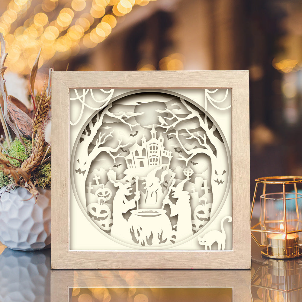 Halloween 33 – 3D Shadow Box SVG File for Cricut & Silhouette