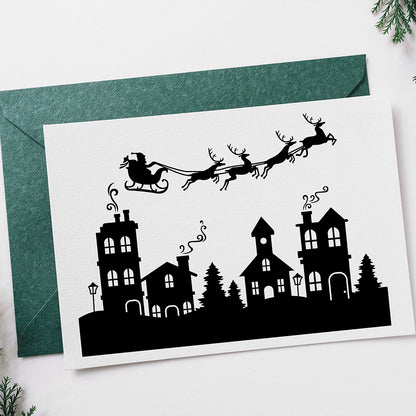 Christmas Village - Christmas Cricut File - VEKTOR KRAFT