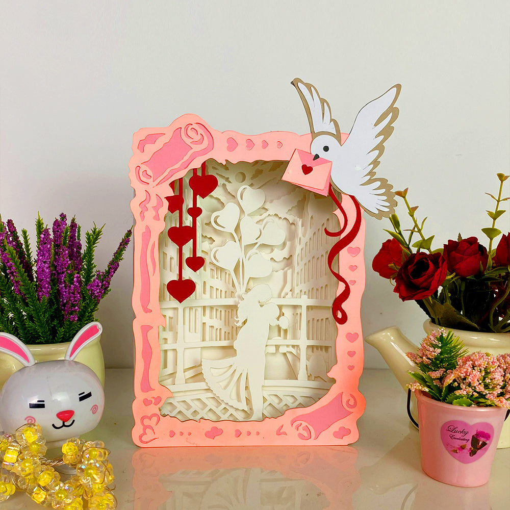 Couple – 3D Picture Frame Love Box File - Cricut File - VEKTOR KRAFT