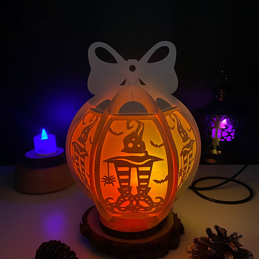 Witch Shoes - 3D Globe Lantern File - Cricut File - VEKTOR KRAFT