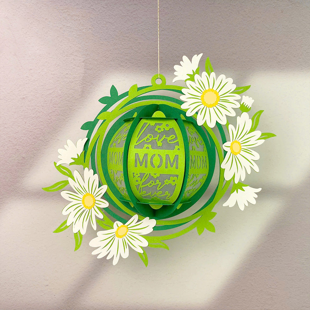 Mother's Day Love Mom - 3D Family Lantern File  - Cricut File  - VEKTOR KRAFT