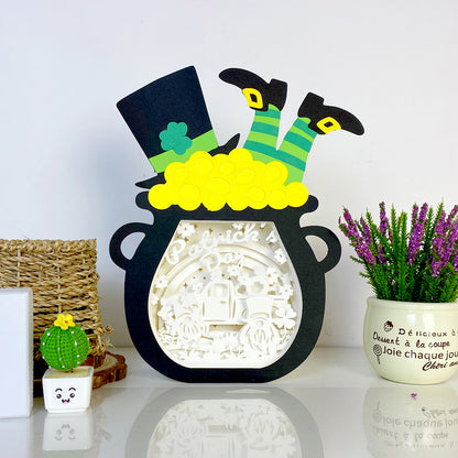 St.Patrick's Day 1 – 3D Lucky Pot Box File - Cricut File - VEKTOR KRAFT