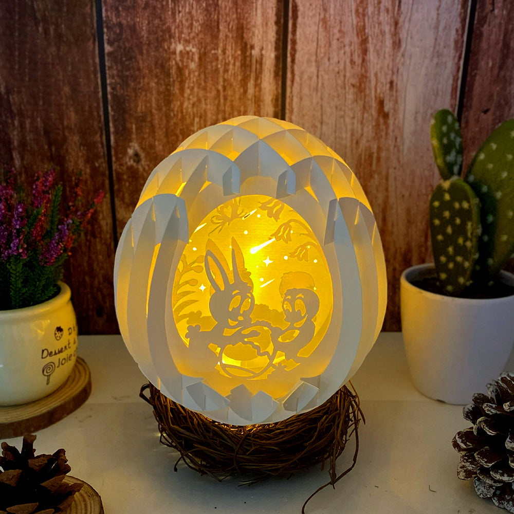 Easter Bunny 1 – 3D Pop-Up Card SVG File for Cricut & Silhouette